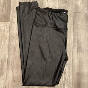 Black Fashion Nova leather leggings